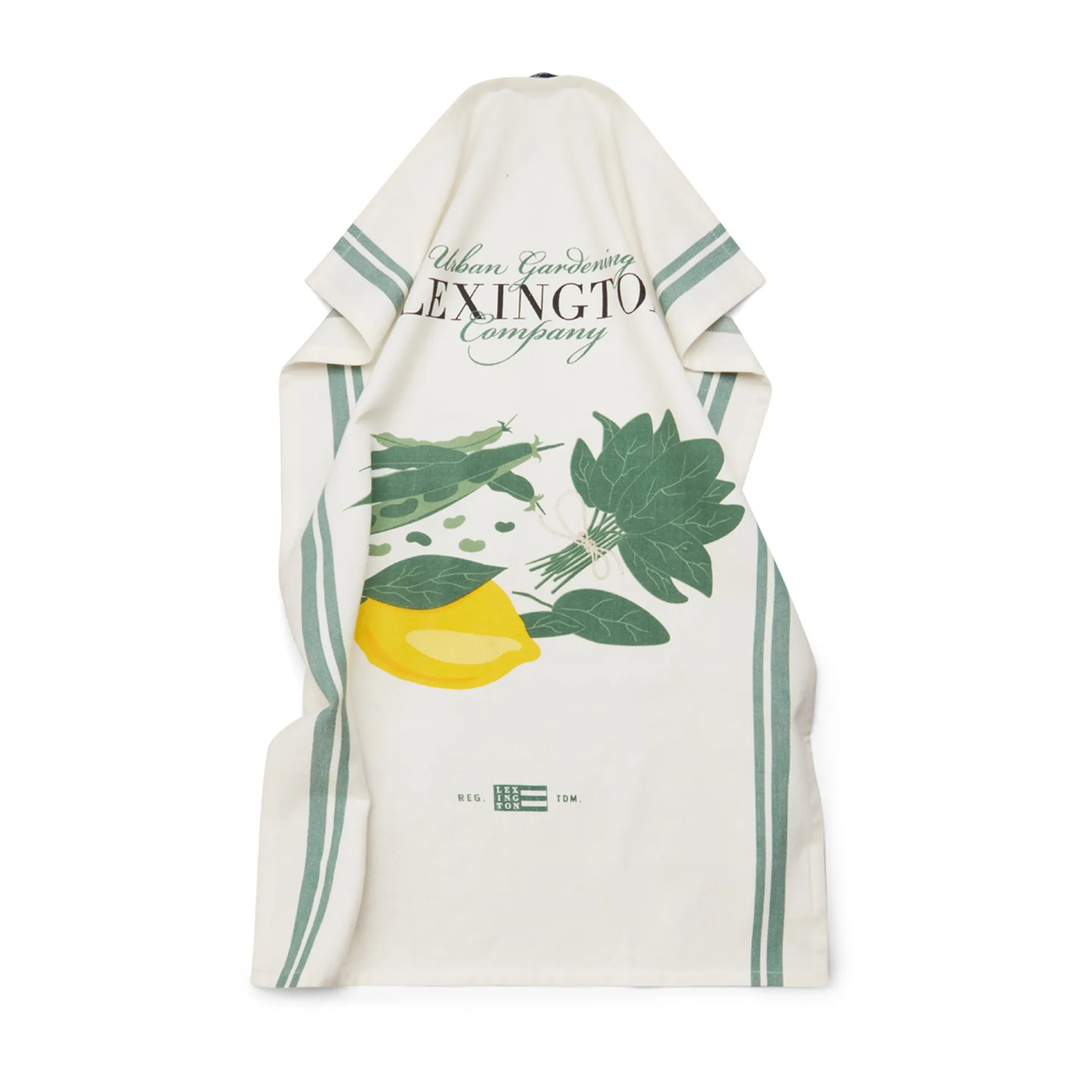 Salad kitchen towel 50x70 cm, White-green Lexington