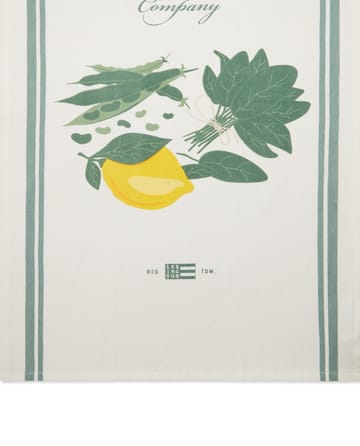 Salad kitchen towel 50x70 cm - White-green - Lexington
