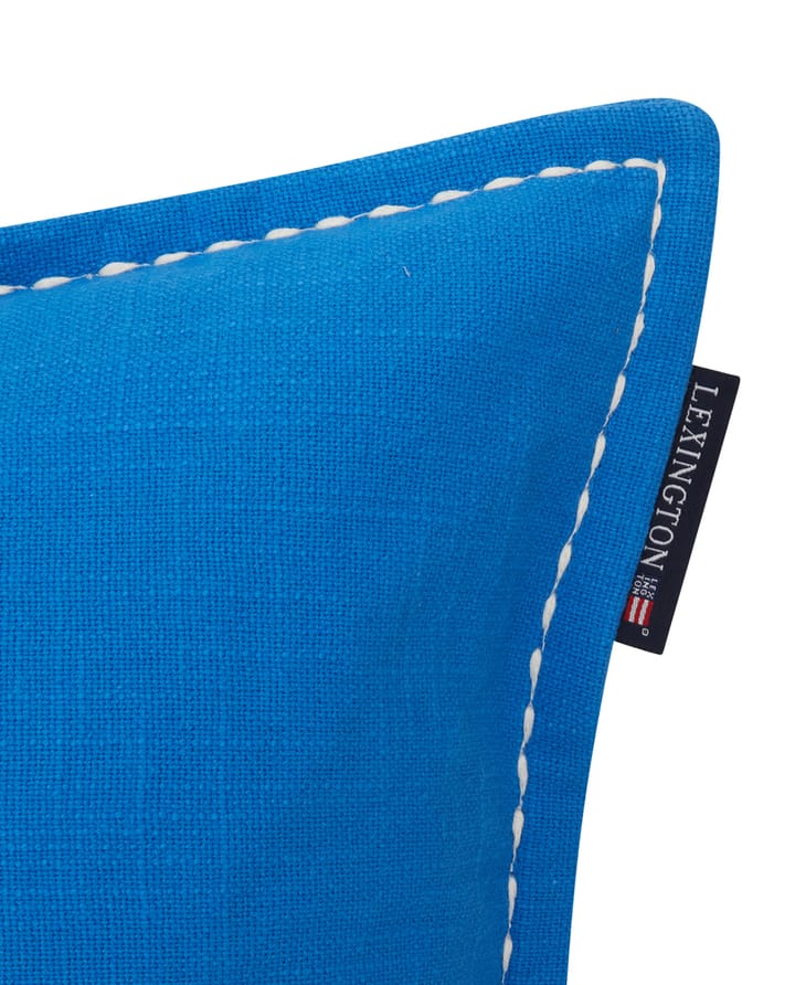 Sea Sand Salt Logo Embroidered pillowcase 50x50 cm - Blue-white - Lexington
