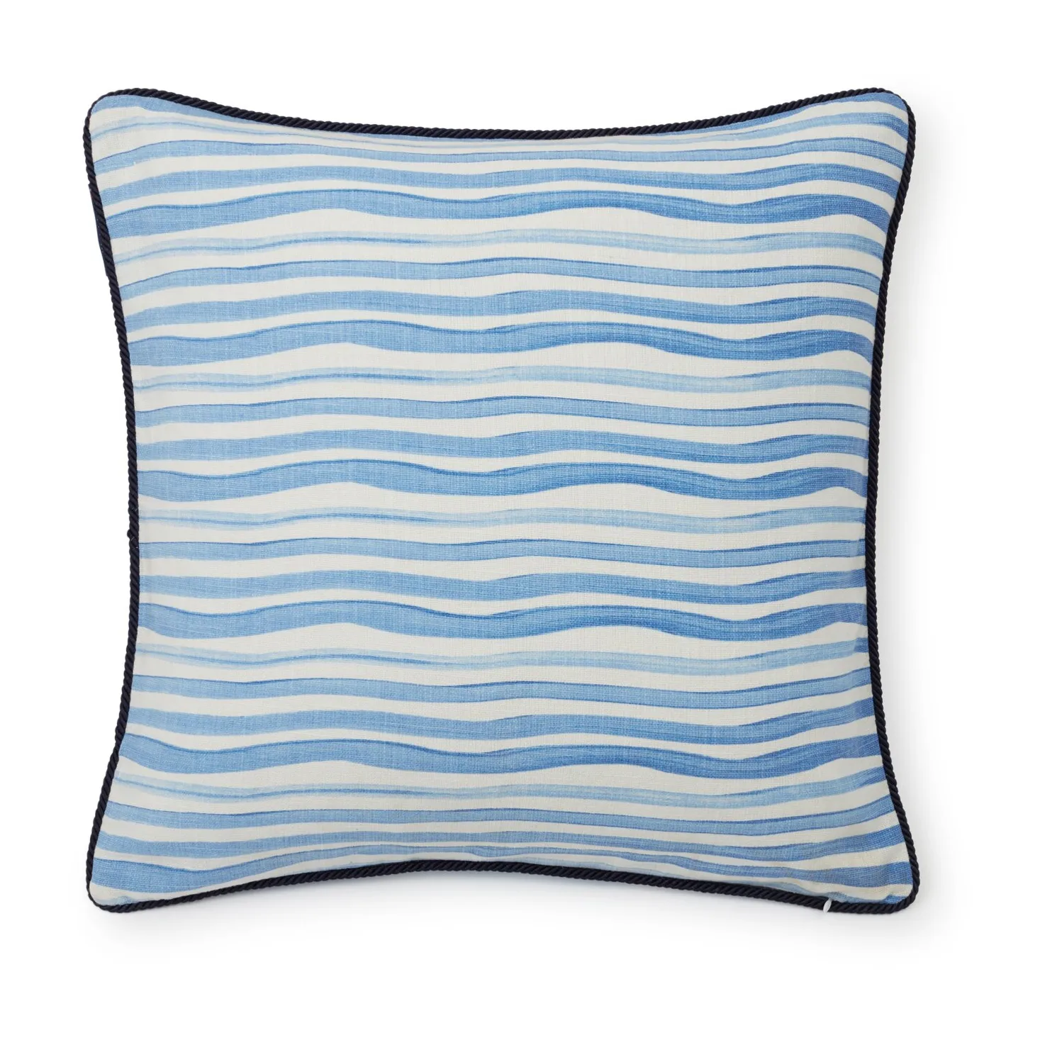 Sea You Later Cotton Canvase pillowcase 50x50 cm, White-blue Lexington