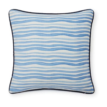 Sea You Later Cotton Canvase pillowcase 50x50 cm - White-blue - Lexington