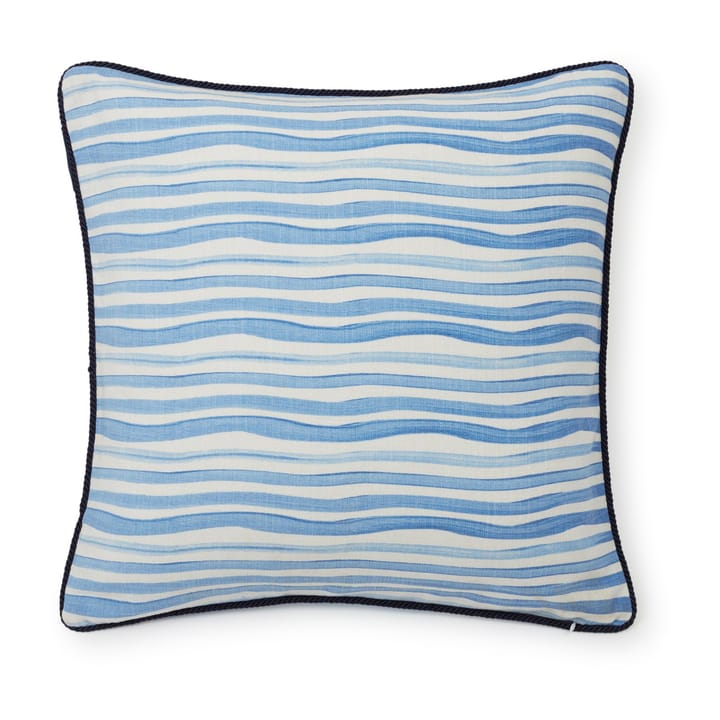 Sea You Later Cotton Canvase pillowcase 50x50 cm - White-blue - Lexington
