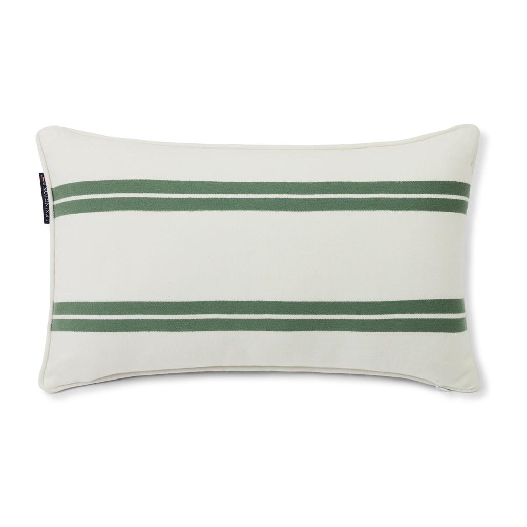 Green stripe hotsell cushion