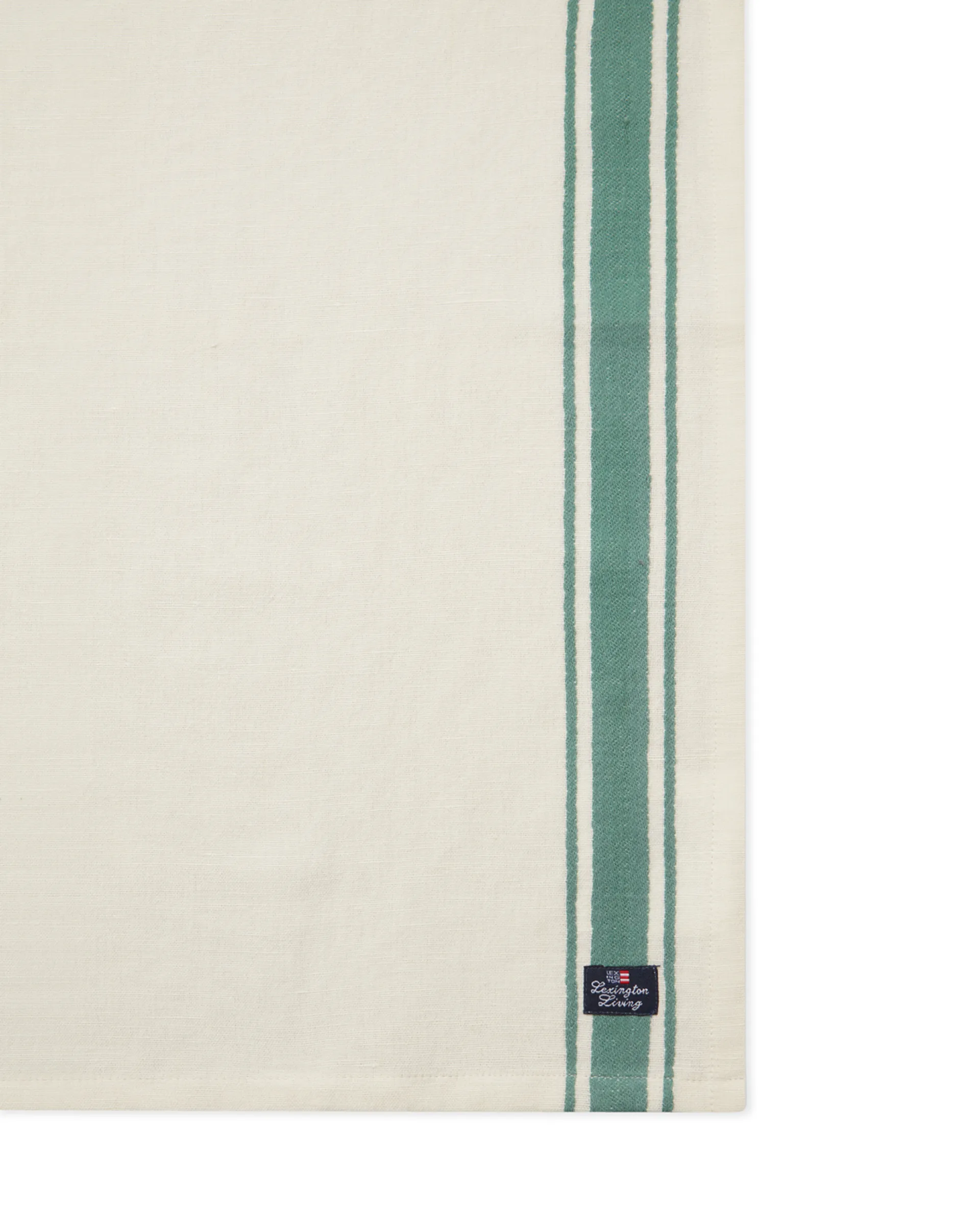 Side Stripes fabric napkin 50x50 cm, Green Lexington