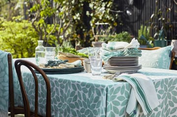 Side Stripes fabric napkin 50x50 cm - Green - Lexington