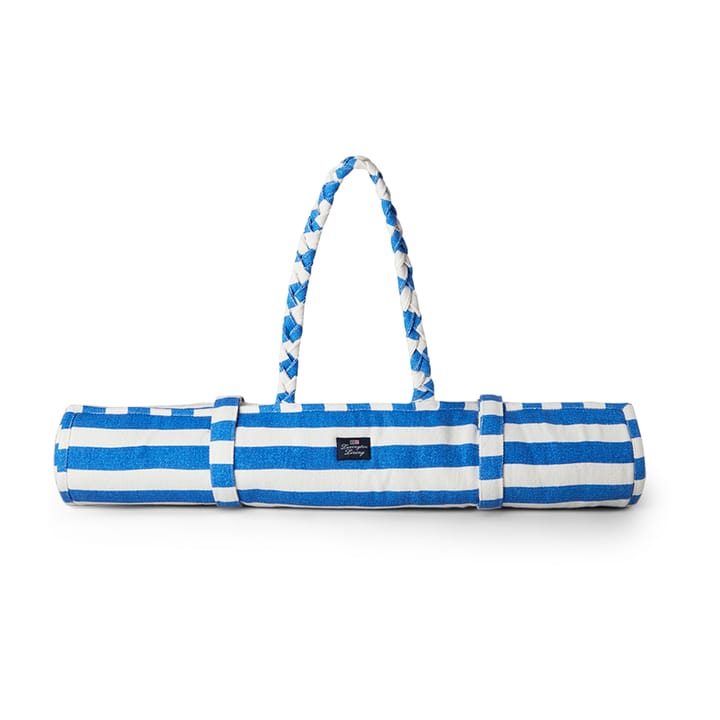 Striped beach mat 190x70 cm, Blue-white Lexington
