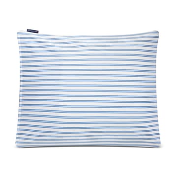Striped Cotton Poplin pillowcase 50x60 cm - Blue - Lexington