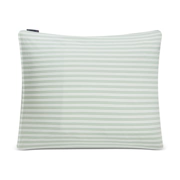 Striped Cotton Poplin pillowcase 50x60 cm - Green - Lexington