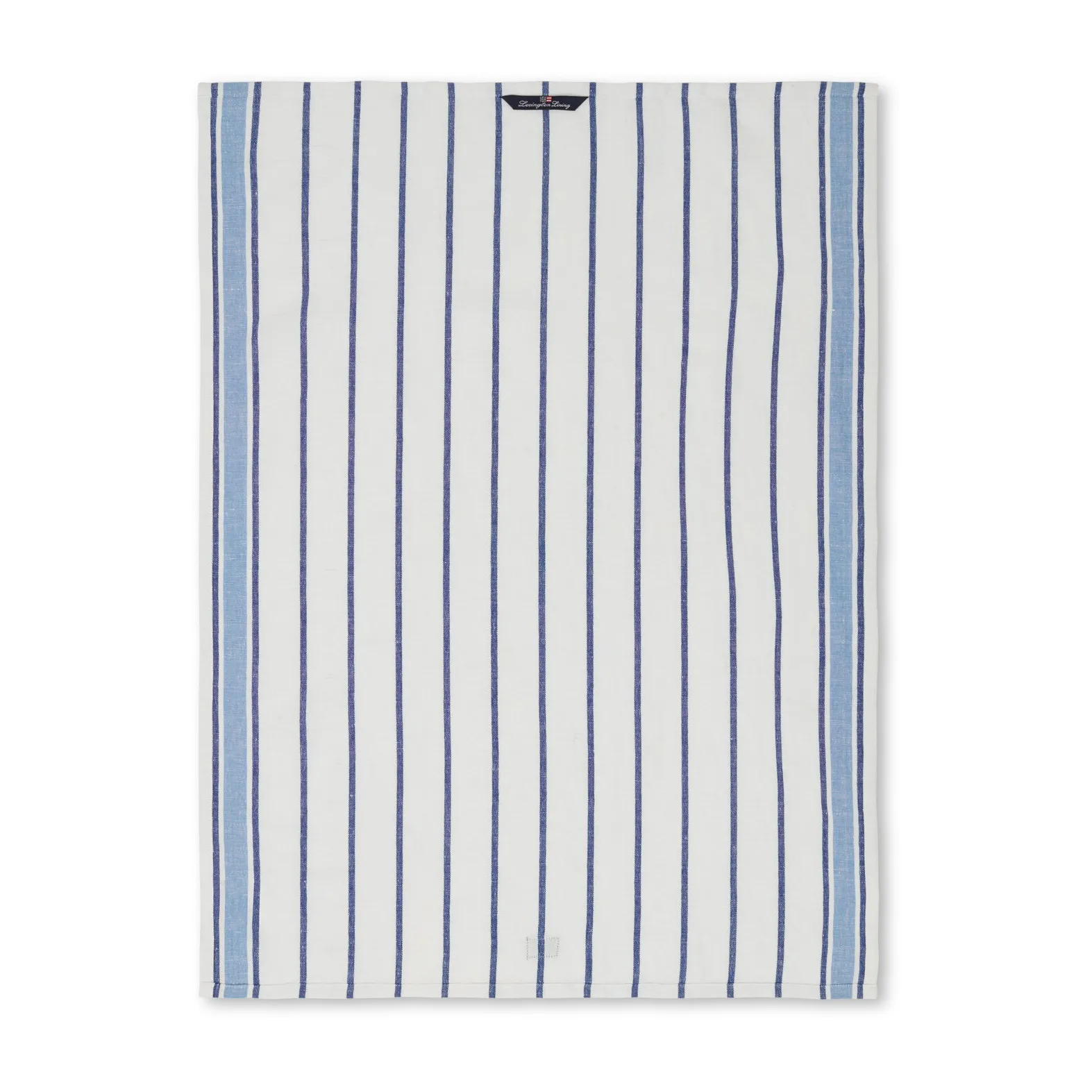 Striped kitchen towel 50x70 cm, White-blue Lexington