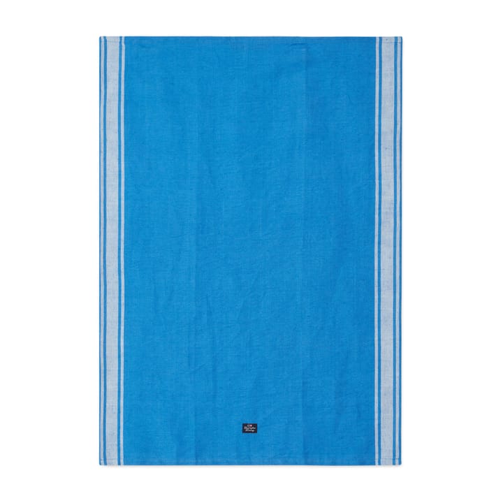 Striped Linen Cotton kitchen towel 50x70 cm - Blue-white - Lexington