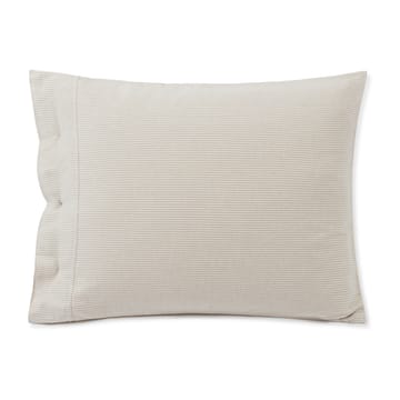 Striped Organic Cotton Flannel pillowcase 50x60 cm - Beige-off white - Lexington