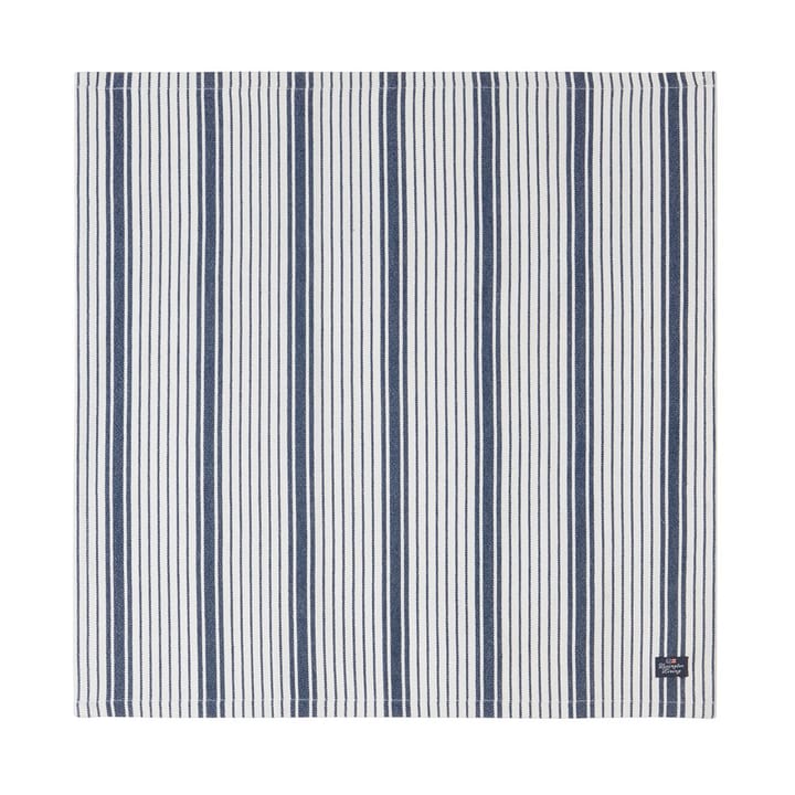 Striped Organic Cotton napkin 50x50 cm, Navy Lexington