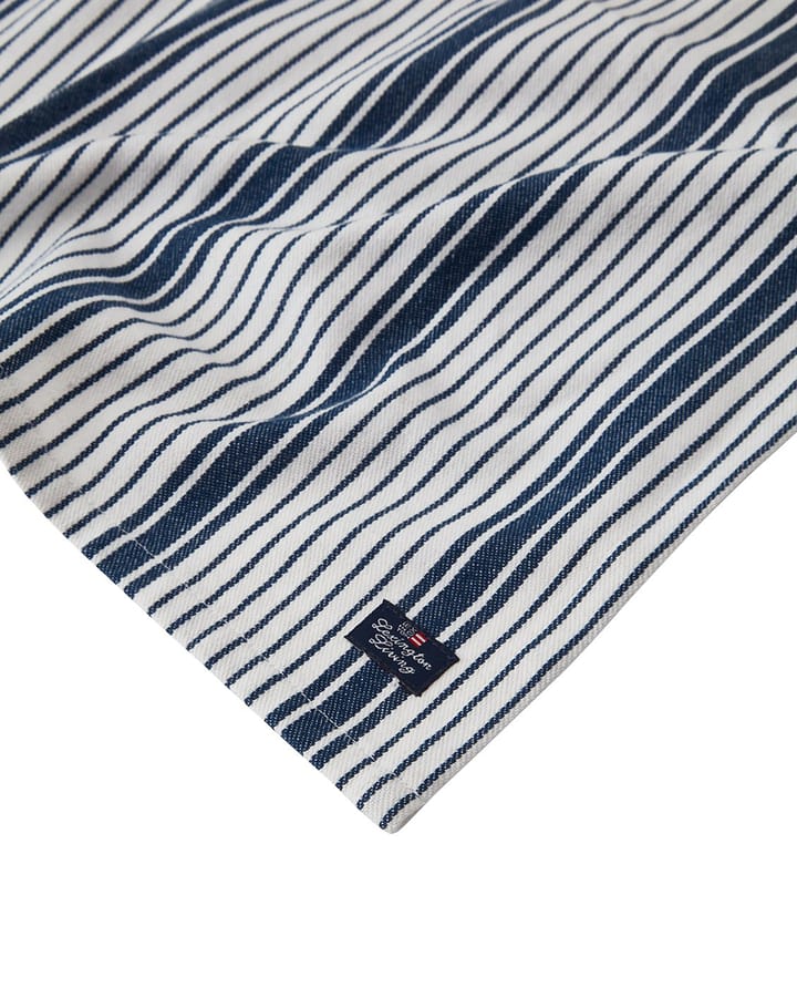 Striped Organic Cotton napkin 50x50 cm - Navy - Lexington