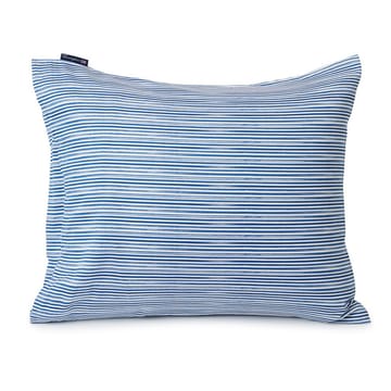 Striped Organic Cotton Sateen pillowcase 50x60 cm - Blue-white - Lexington