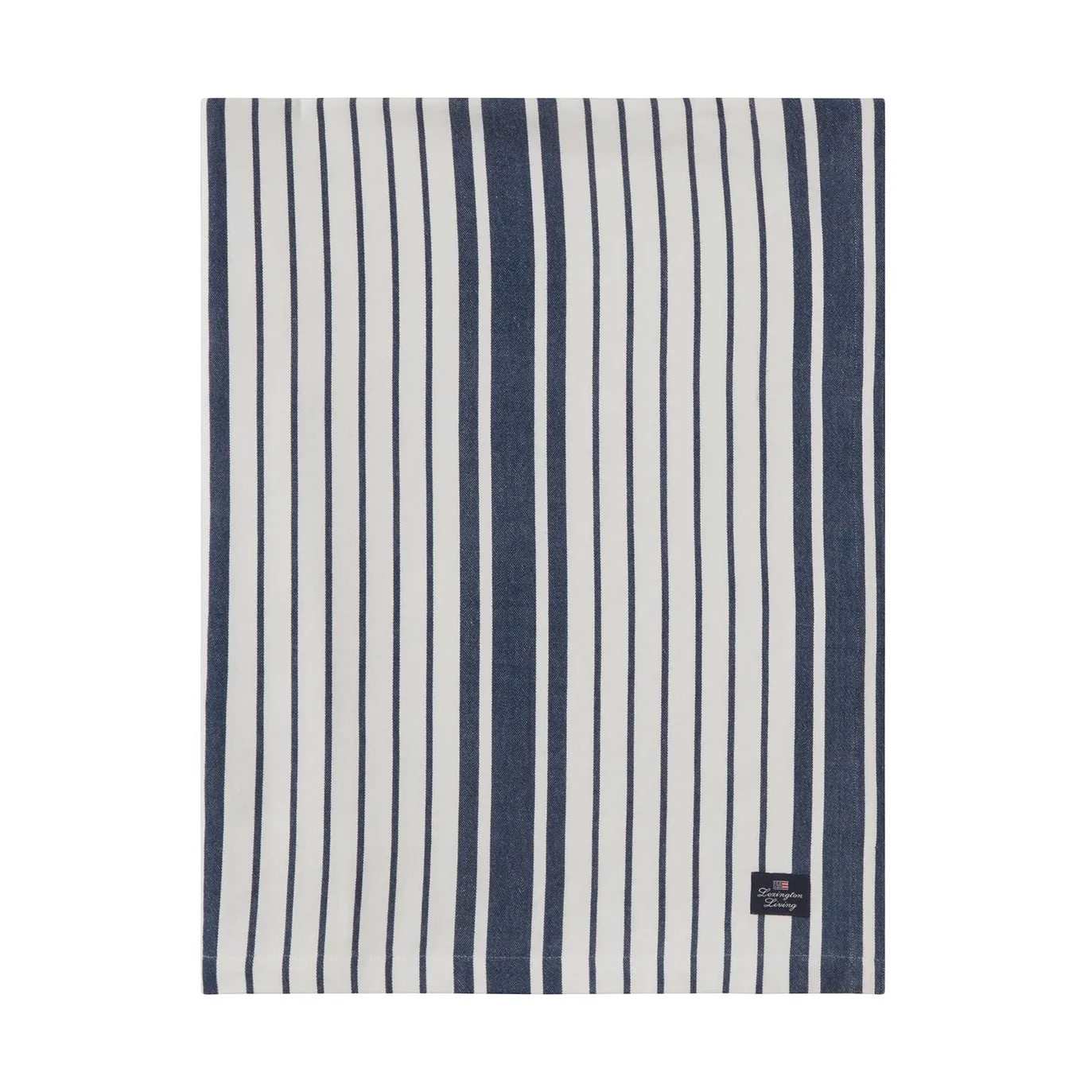 Striped Organic Cotton tablecloth 150x250 cm, Navy Lexington