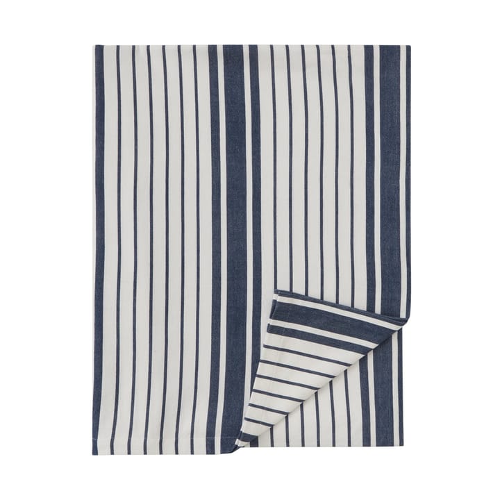 Striped Organic Cotton tablecloth 150x250 cm - Navy - Lexington