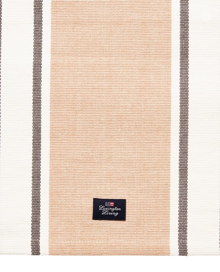 Striped Organic Cotton tablecloth 40x50 cm - Beige - Lexington