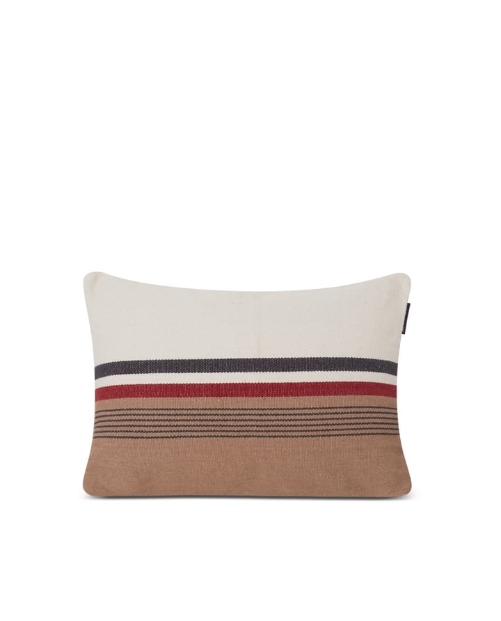 Striped pillow 40x60 cm - Beige-white multi - Lexington