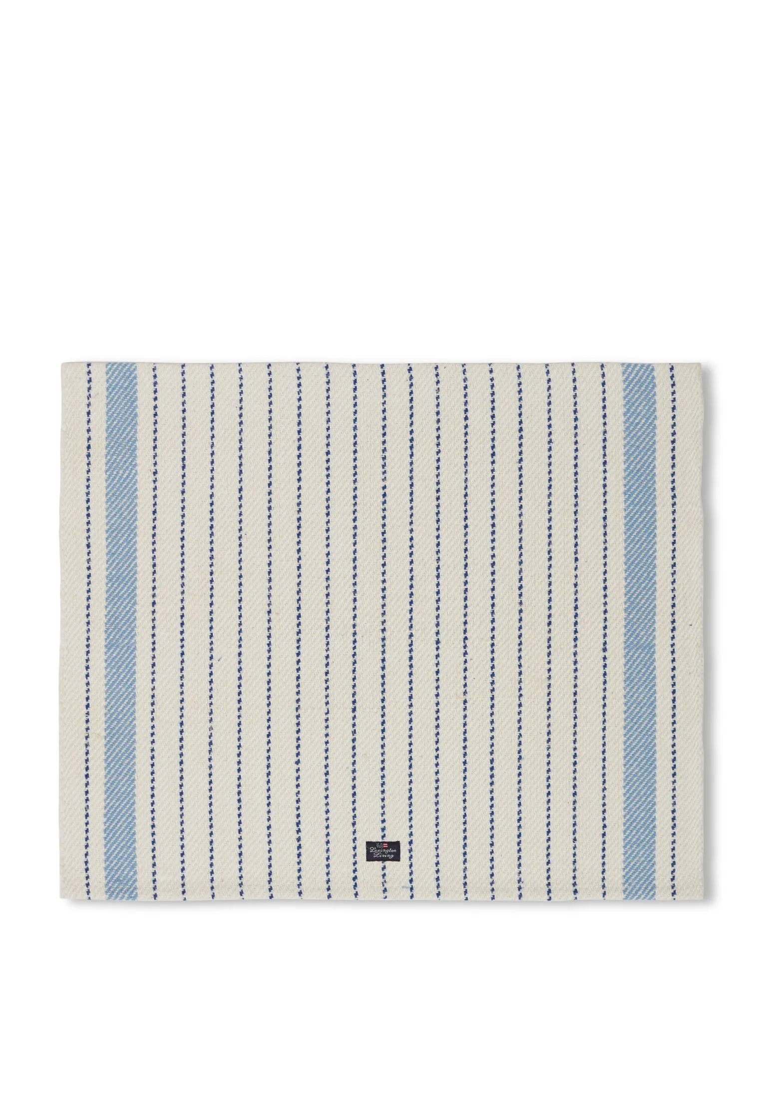 Striped placemat 50x40 cm, Nature white-blue Lexington