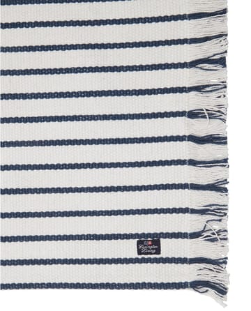 Striped Recycled Cotton placemat 40x50 cm - Navy - Lexington