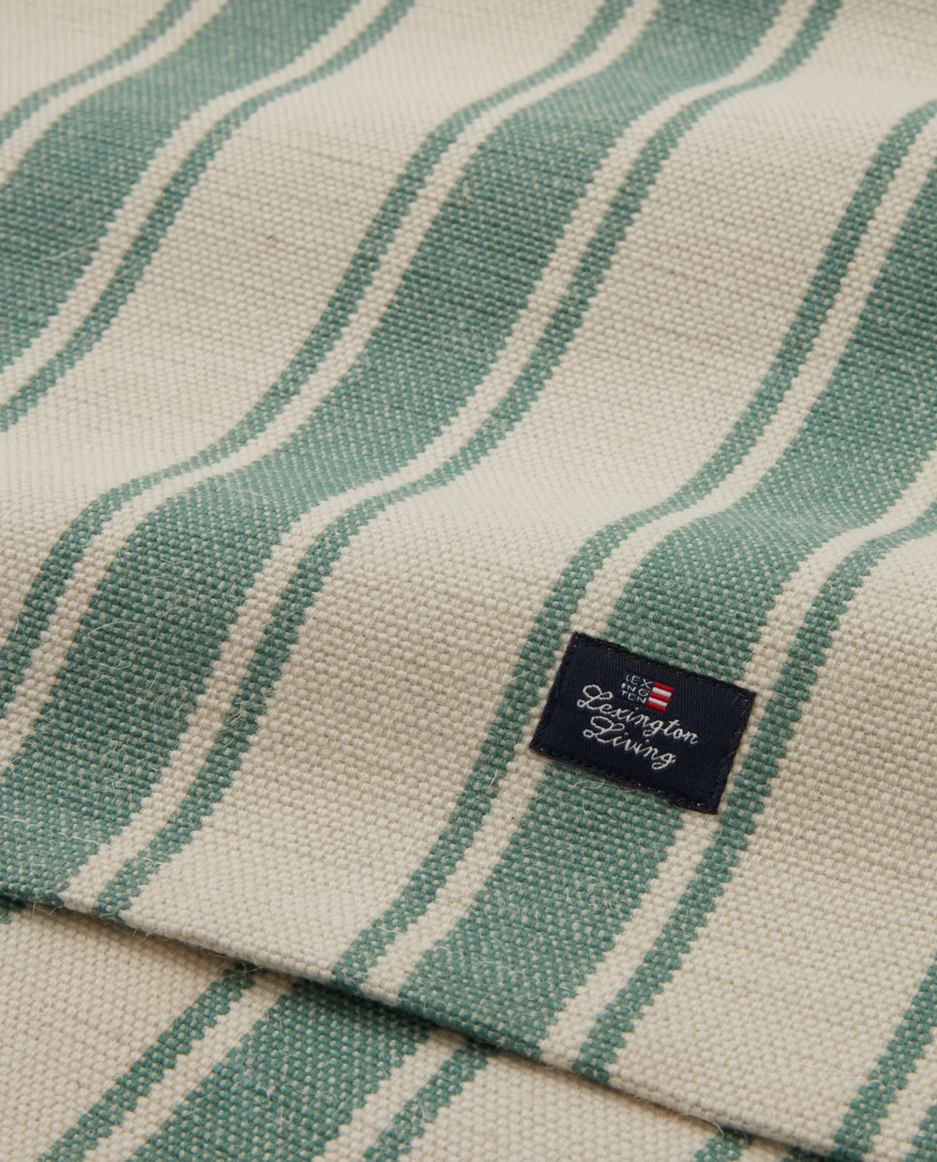 Striped table runner 50x250 cm, Green Lexington