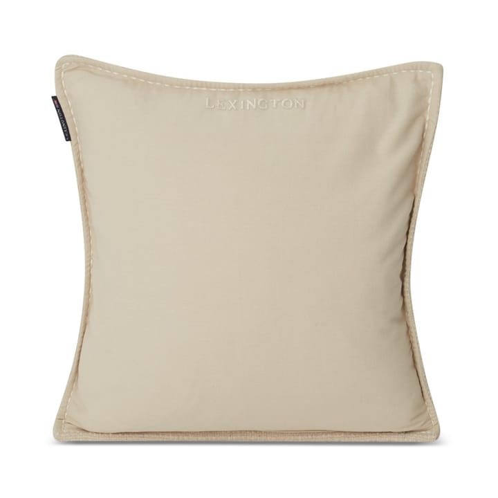 Structured Wool Cotton mix cushion cover 50x50 cm - Off-white - Lexington