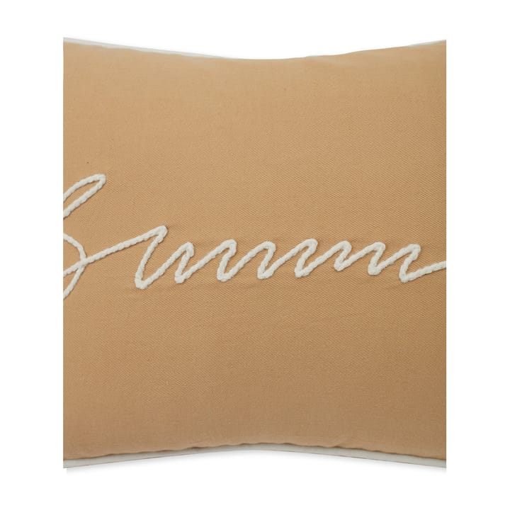 Summer Small Rope Cotton Twill cushion 30x40 cm - Oat-White - Lexington