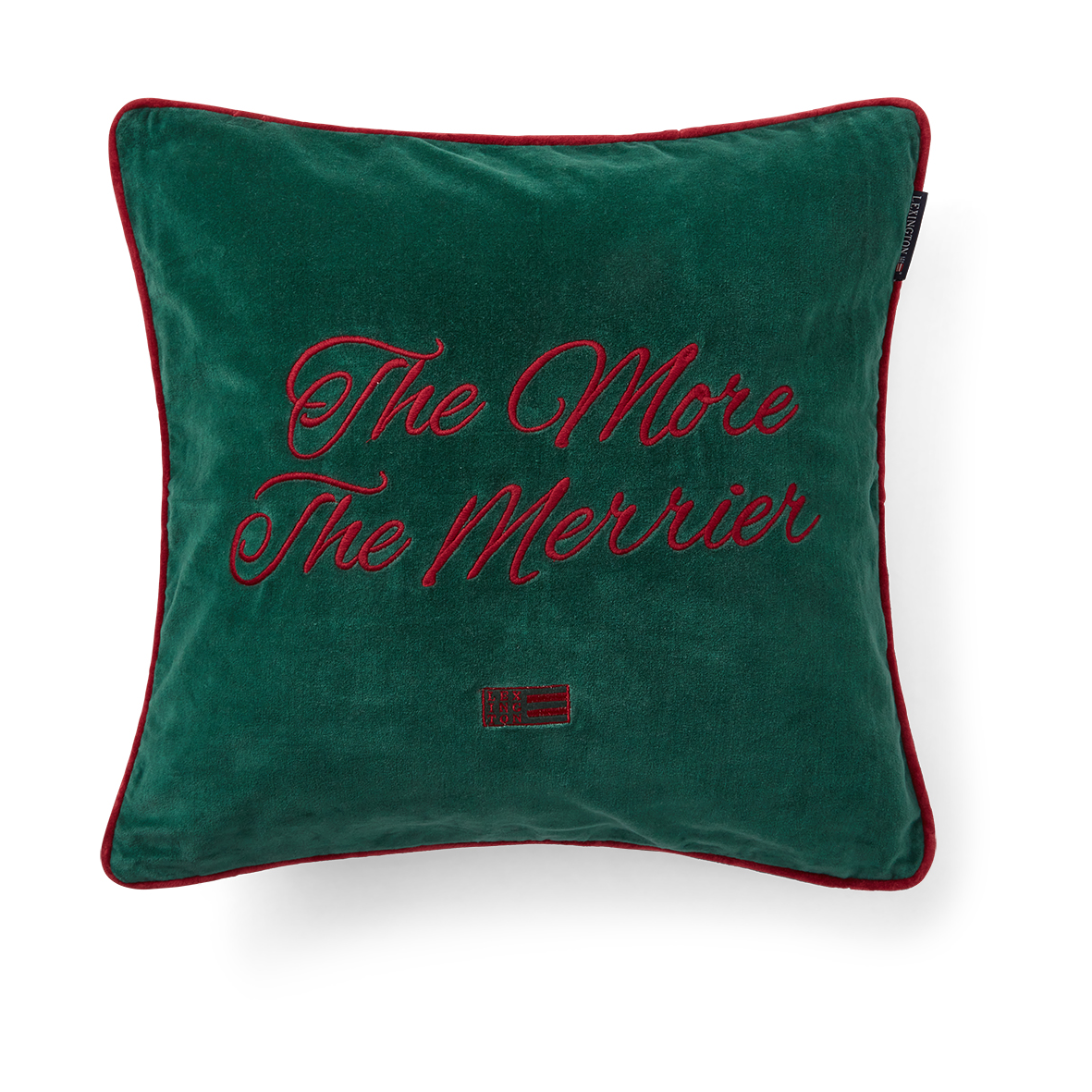Lexington The merrier velvet cushion cover 50x50 cm Green