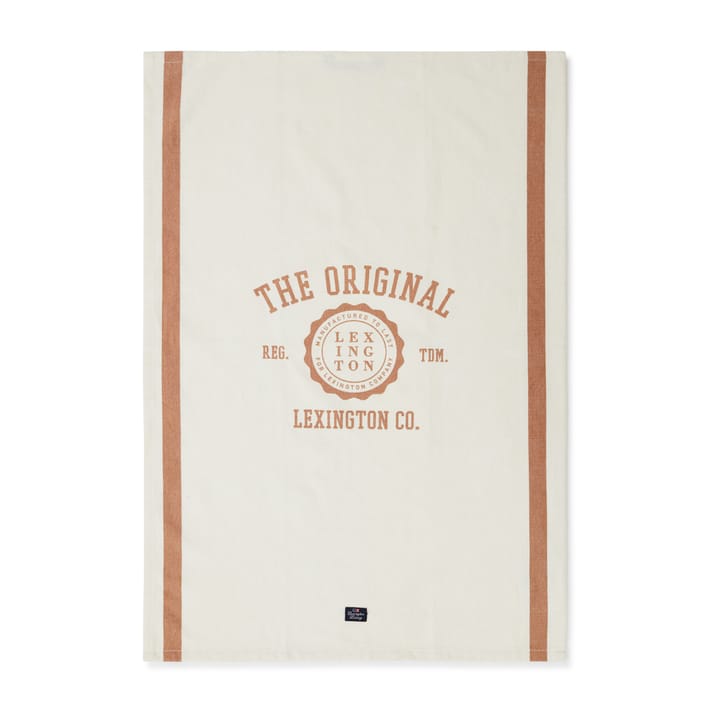 The Original Cotton Twill kitchen towel 50x70 cm - Off White-brown - Lexington