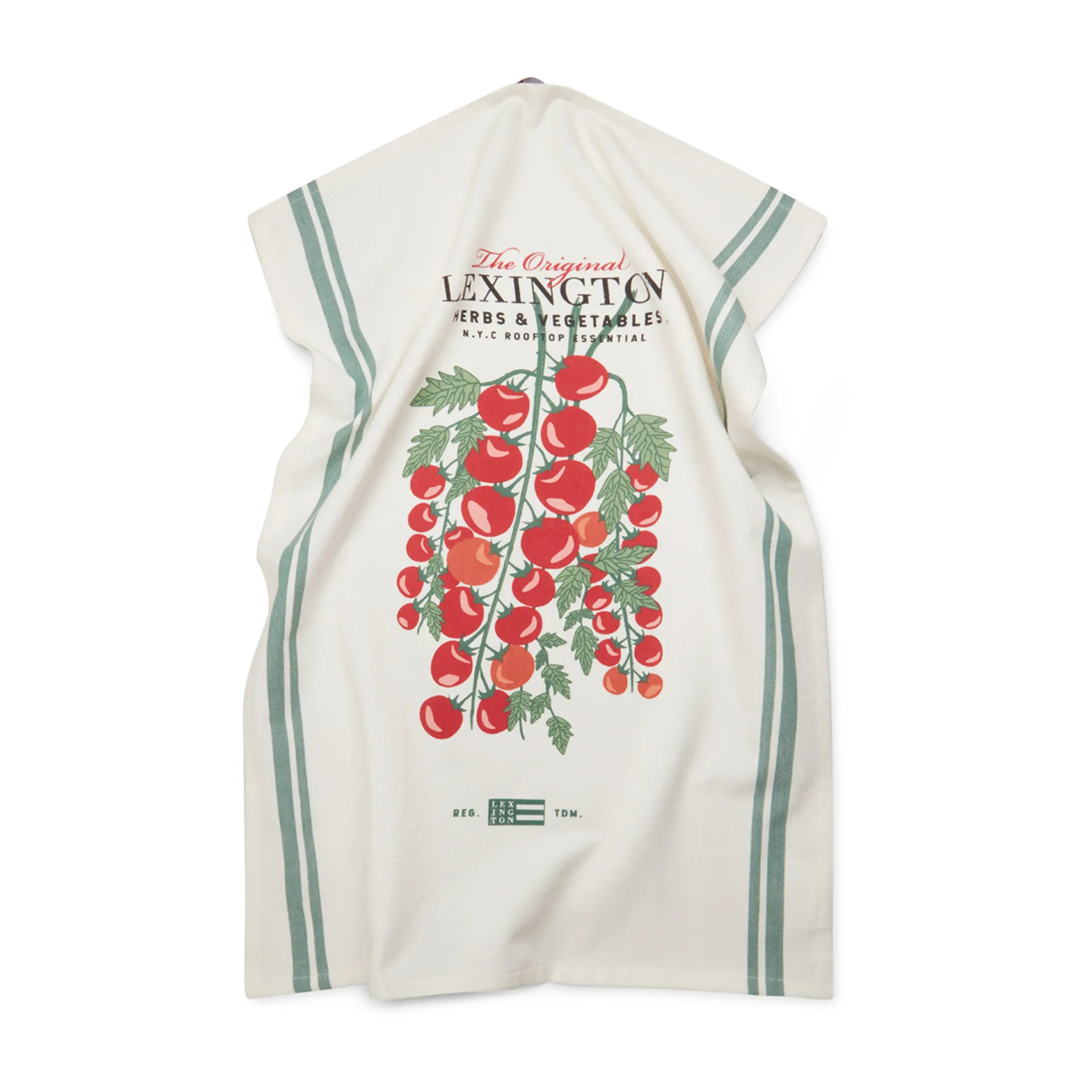 Tomato kitchen towel 50x70 cm, White-red Lexington