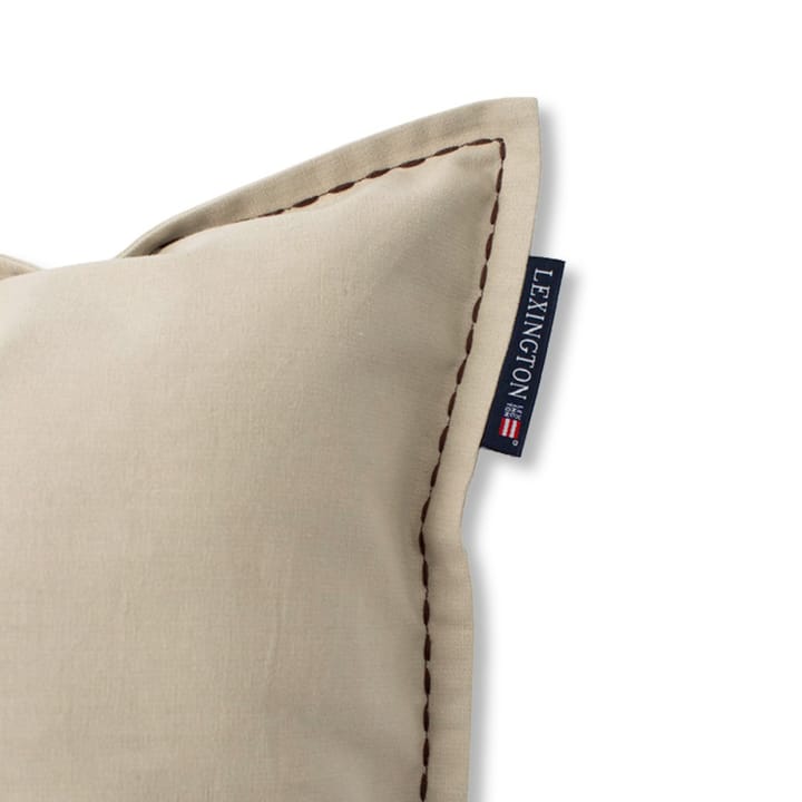 True American Cotton Canvas cushion cover 50x50 cm - light beige - Lexington