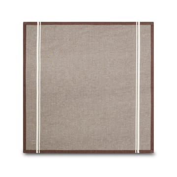 Twill fabric napkin 50x50 cm - brown-white - Lexington