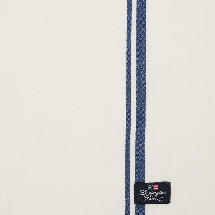 Twill fabric napkin 50x50 cm - white-blue - Lexington