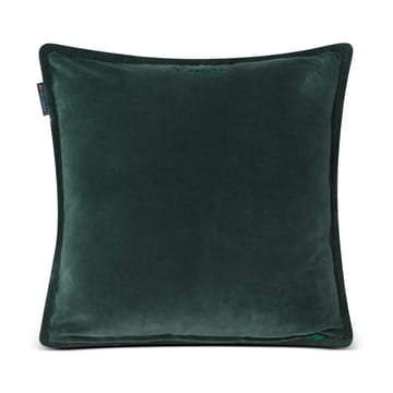 Velvet cushion cover with edge 50x50 cm - Green - Lexington
