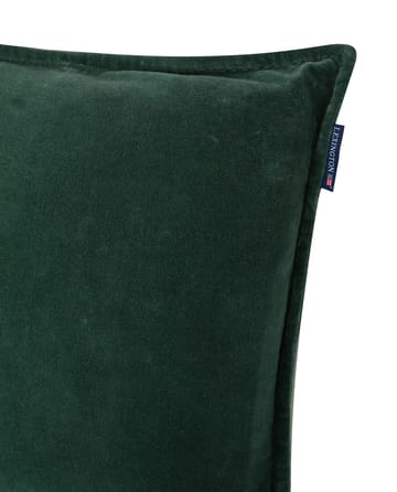 Velvet cushion cover with edge 50x50 cm - Green - Lexington