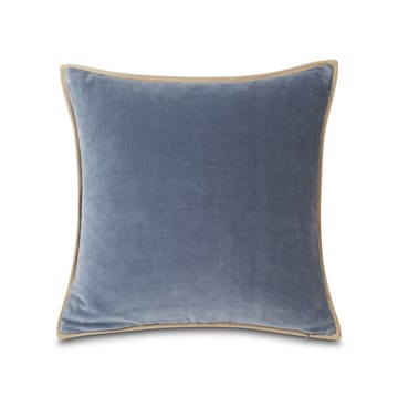 Velvet cushion cover with edge 50x50 cm - steel blue - Lexington