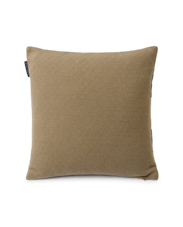 Vertical Striped Cotton pillowcase 50x50 cm - Beige-Grey - Lexington