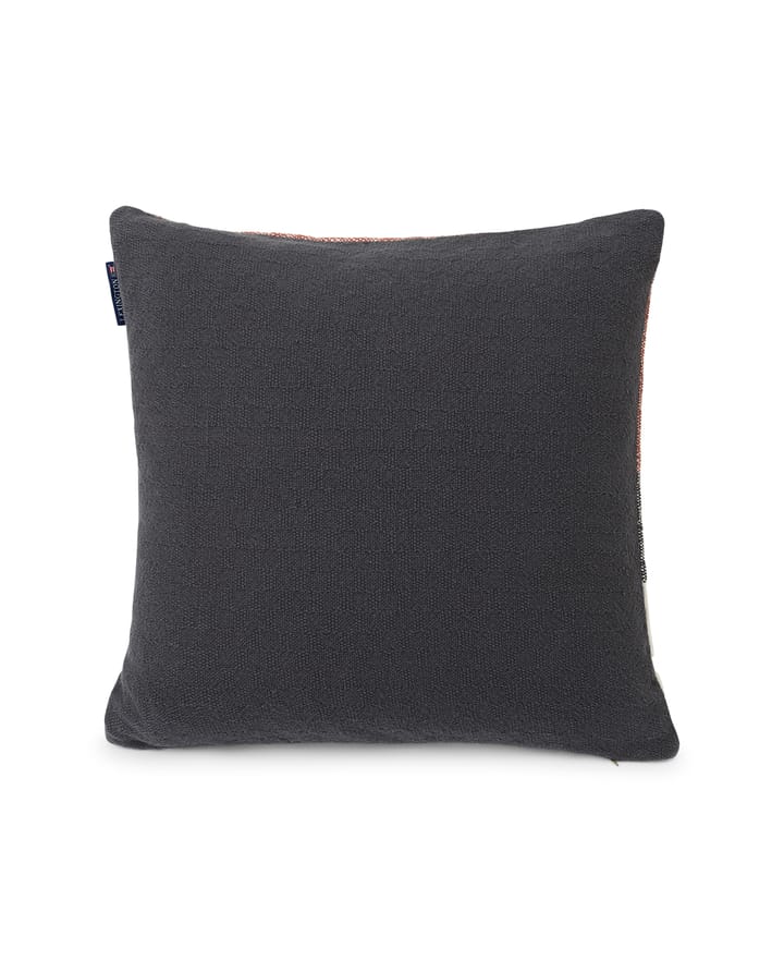 Vertical Striped Cotton pillowcase 50x50 cm - Copper-Grey - Lexington