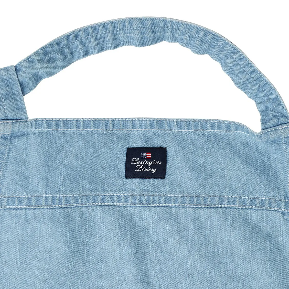 Washed denim apron 80x105 cm, Light blue Denim Lexington