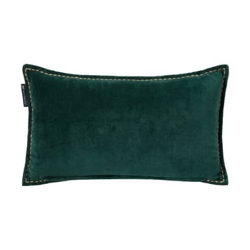 Winter House organic velvet cotton cushion 30x50 cm - Green-Light Beige - Lexington