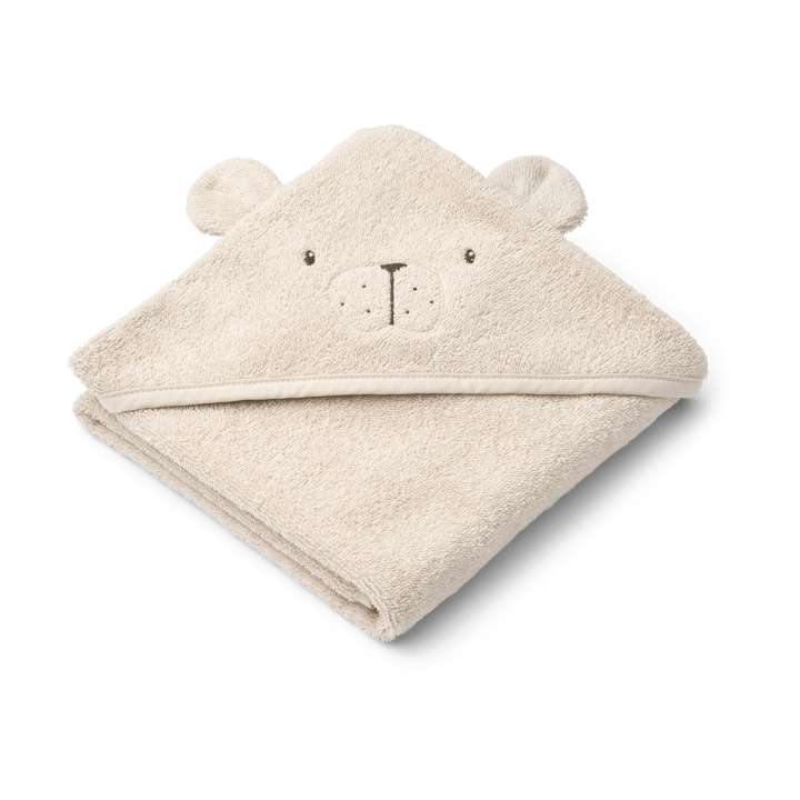 Albert bath cape towel with hood 70x70 cm - Sandy - Liewood