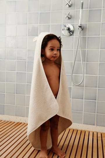 Albert bath cape towel with hood 70x70 cm - Sandy - Liewood
