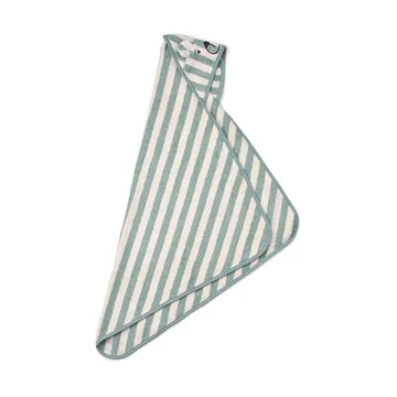 Albert hooded towel 70x70 cm - Peppermint-creme de la creme - Liewood