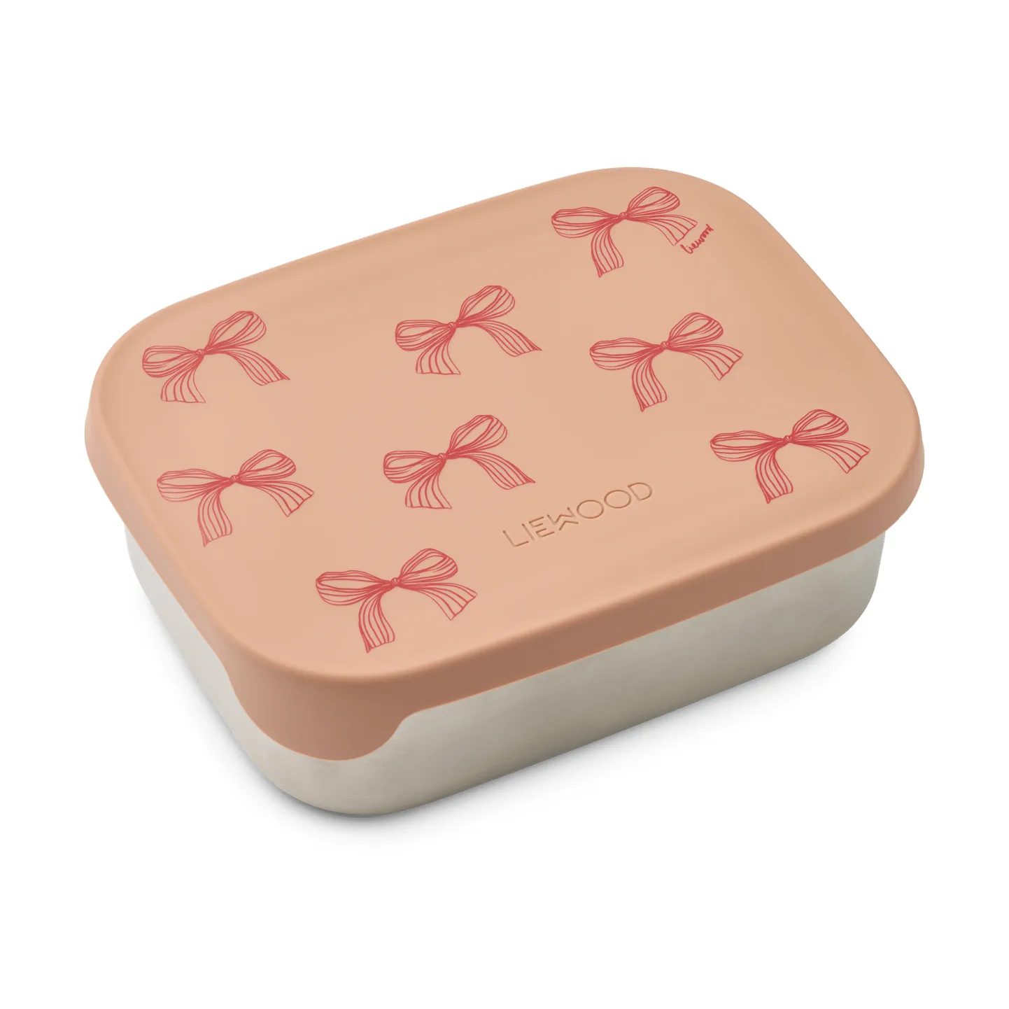 Arthur lunchbox 13.5x17 cm, Bows-Pale tuscany Liewood