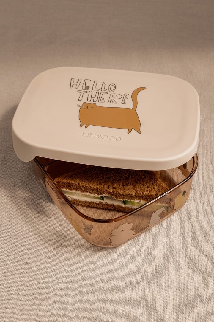 Arthur lunchbox 13.5x17 cm, Cats and Dogs-Sandy Liewood