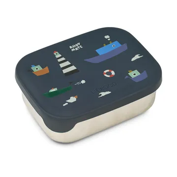 Arthur lunchbox 13.5x17 cm - Sailing-classic navy - Liewood