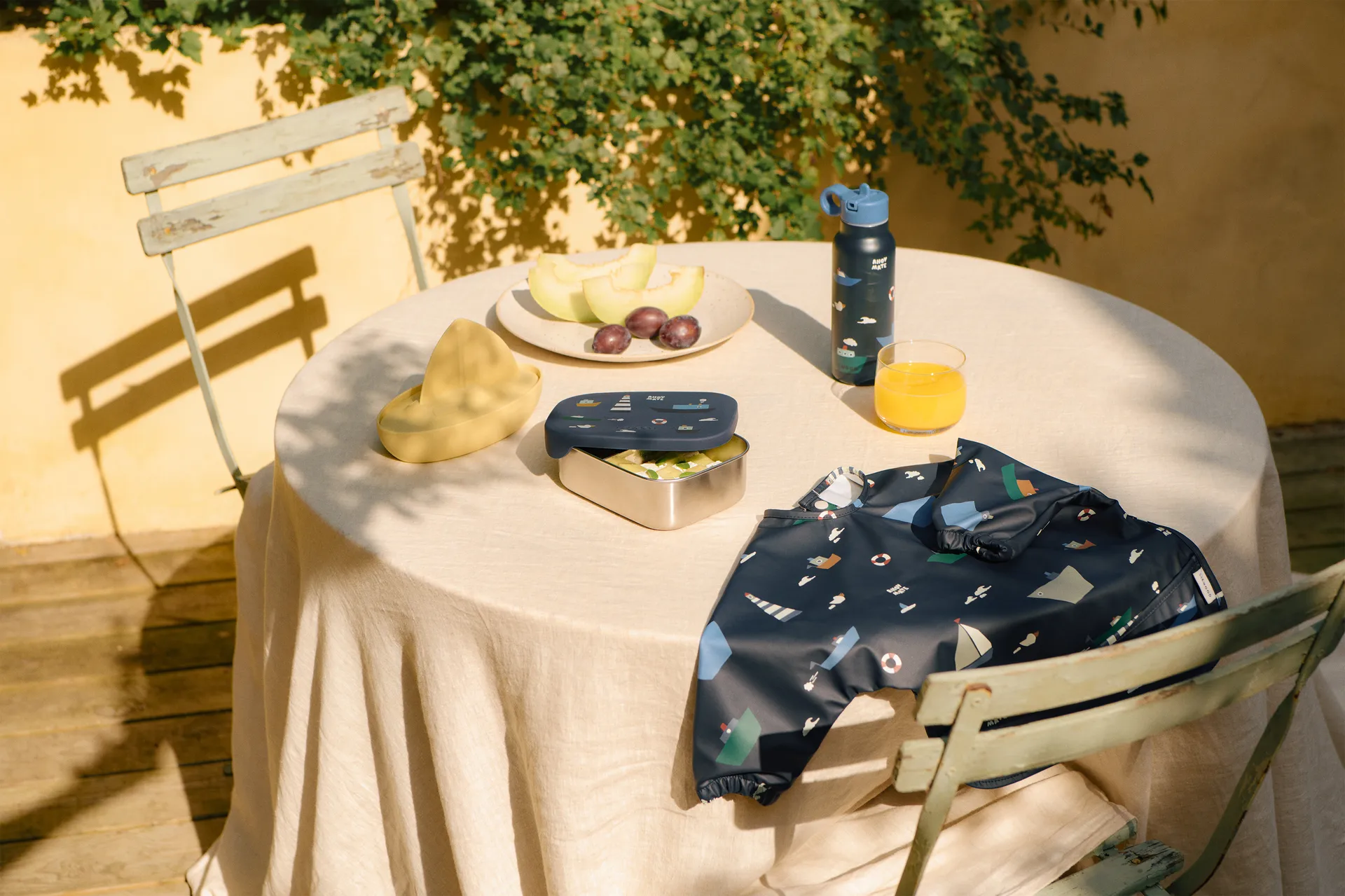 Arthur lunchbox 13.5x17 cm, Sailing-classic navy Liewood