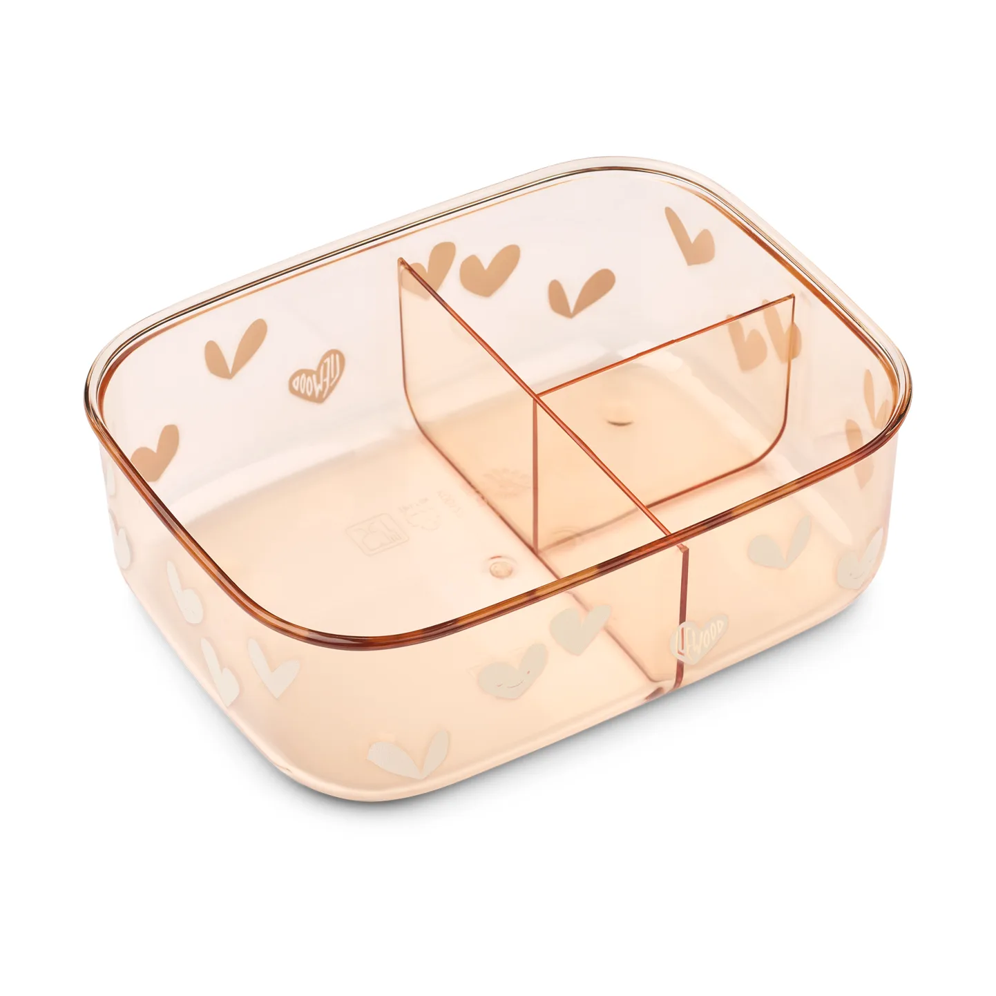 Arthur Tritan lunch box 13.5x17 cm, Sweethearts-pale tuscany Liewood