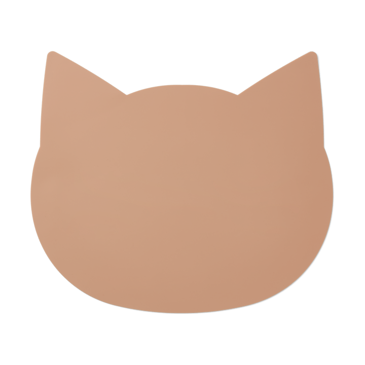 Aura cat placemat - Dark rose - Liewood