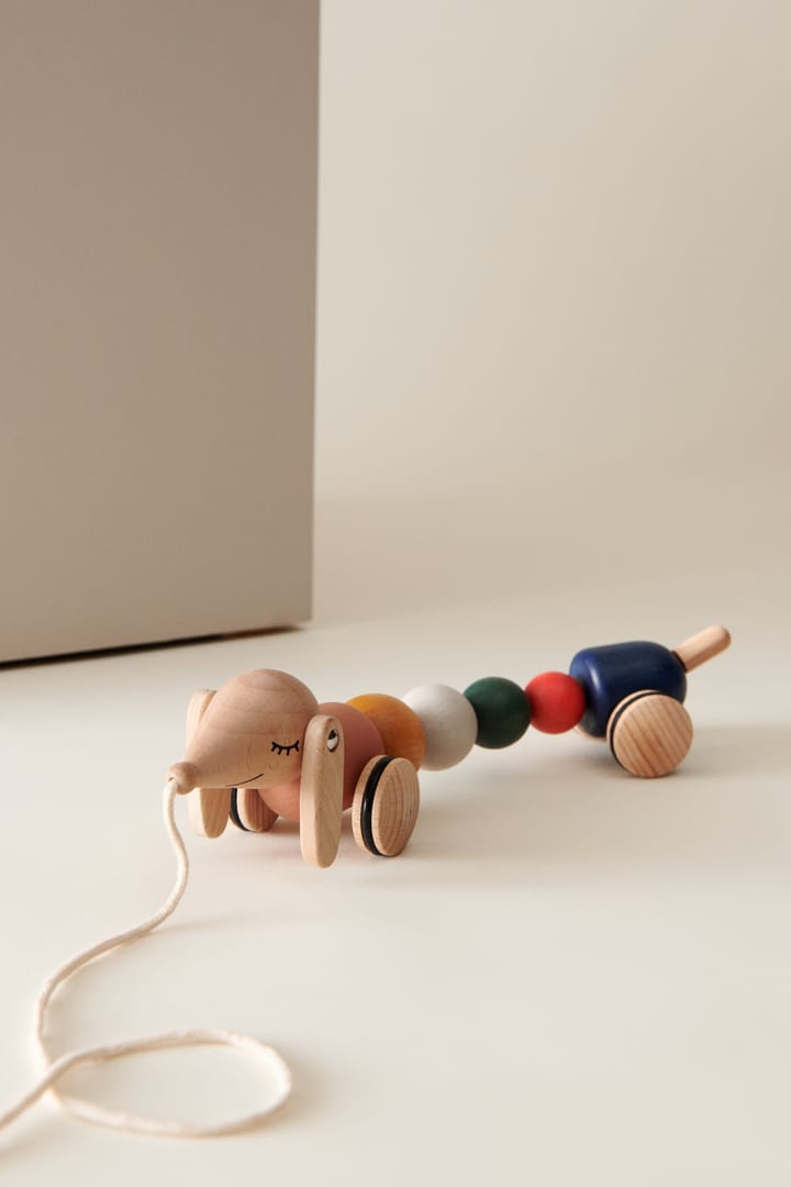 Barthes pull toy, Golden caramel multi mix Liewood